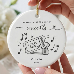 Cerámica Adorno de Navidad personalizado para amante de los