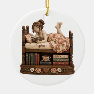 Cerámica Adorno de Navidad personalizado para amante de los