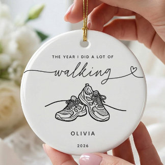 Cerámica Adorno de Navidad personalizado para caminantes