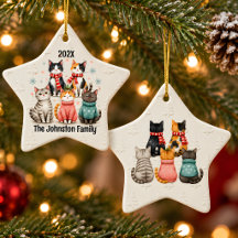 Adorno de Navidad personalizado para familia de ga