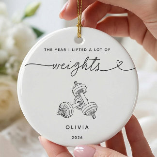Cerámica Adorno de Navidad personalizado para levantamiento