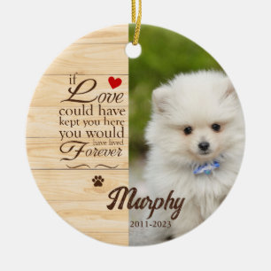Cerámica Adorno de Navidad personalizado para perro/gato co