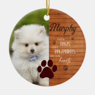 Cerámica Adorno de Navidad personalizado para perro/gato co