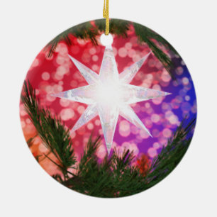 Cerámica Adorno de Navidad Todo Brillante