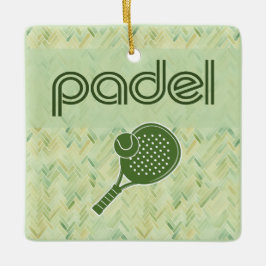 Cerámica Adorno de pádel - Vibraciones de azulejos españole