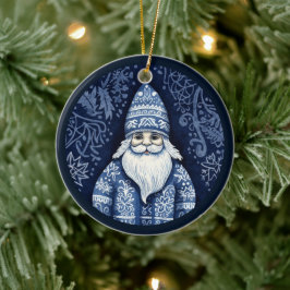 Cerámica Adorno de Papá Noel Nórdico