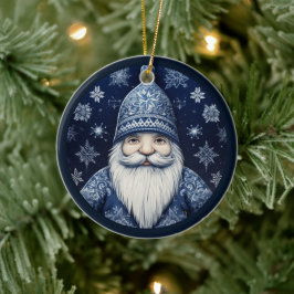 Cerámica Adorno de Papá Noel Nórdico