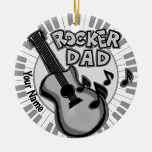 Cerámica Adorno de Papá Rocker