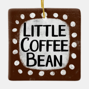 Cerámica Adorno de pequeño grano de café
