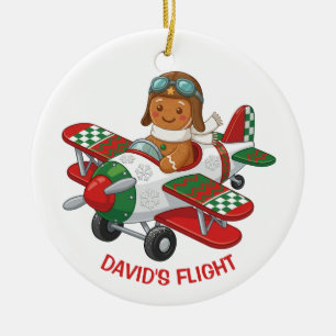 Cerámica Adorno de piloto de pan de jengibre personalizado