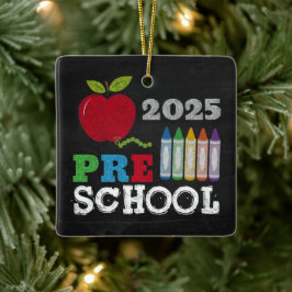Cerámica Adorno de pizarra para preescolar 2025