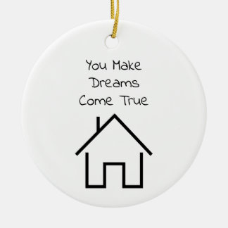 Cerámica Adorno de Realtor Regalo de Agradecimiento Persona