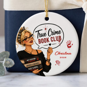 Cerámica Adorno de regalo para el club de lectura de crímen