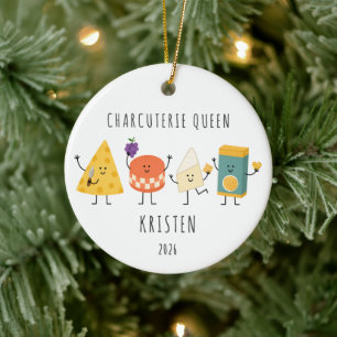 Cerámica Adorno de Reina de Charcutería Personalizado