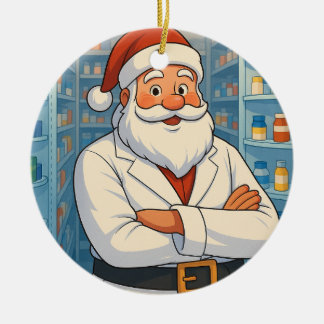 Cerámica Adorno de Santa personalizado como farmacéutico