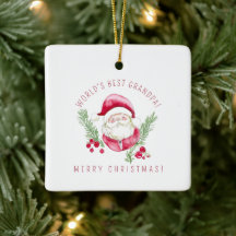 Adorno de Santa personalizado DIY ambiente navideñ