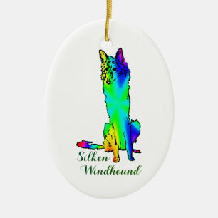 Cerámica Adorno de Silken Windhound