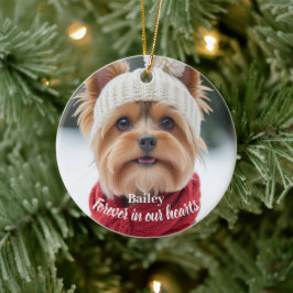 Cerámica Adorno de simpatía con foto personalizada de masco