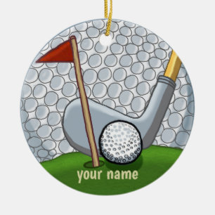 Cerámica Adorno de swing de golf