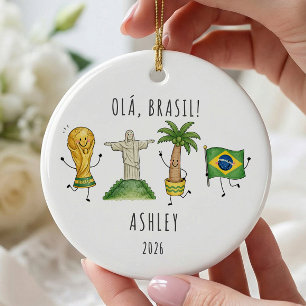 Cerámica Adorno de Vacaciones Personalizadas en Brasil