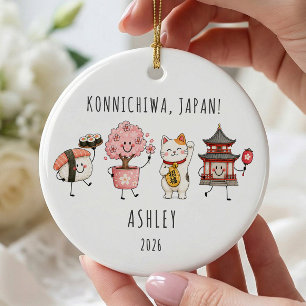Cerámica Adorno de Vacaciones Personalizadas en Japón