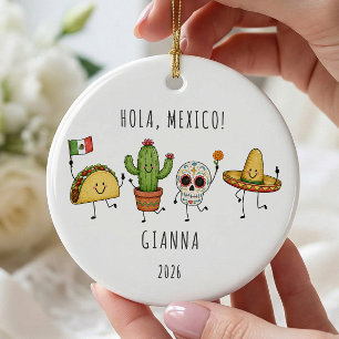 Cerámica Adorno de Vacaciones Personalizadas en México