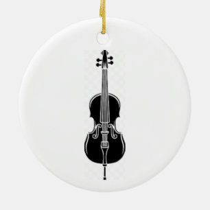 Cerámica Adorno de violonchelo de CYOverture