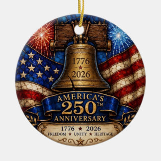 Cerámica Adorno del 250 aniversario de América