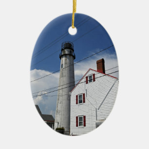 Cerámica Adorno del faro de la isla de Fenwick