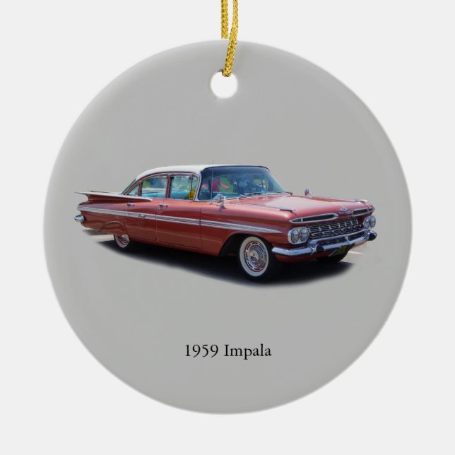Cerámica adorno del Impala de 1959 (Frente)