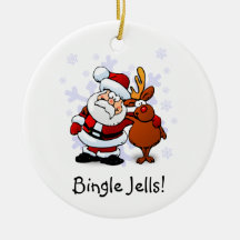 Adorno divertido de Navidad Bingle Jells