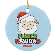 Adorno divertido de Navidad de borreguito regalo