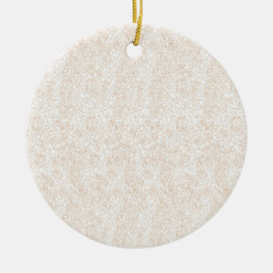 Cerámica Adorno Floral Neutral de Lujo