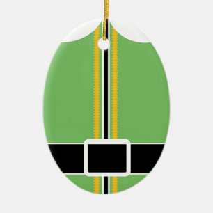 Cerámica Adorno Oval de Elfo