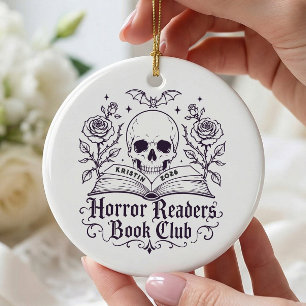 Cerámica Adorno para el Club de Lectores de Terror