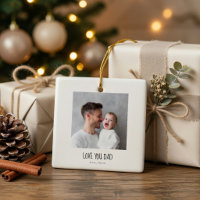 Adorno Personalizado con Foto de Papá | Personaliz