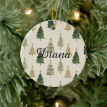 Adorno Personalizado de Árboles de Navidad con Acu