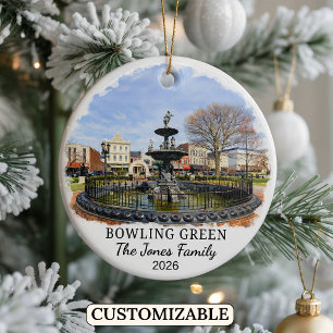 Cerámica Adorno Personalizado de Bowling Green, Kentucky