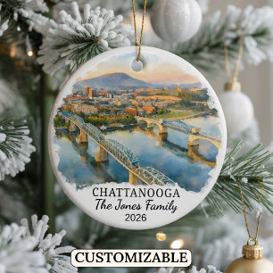 Cerámica Adorno personalizado de Chattanooga, Tennessee per