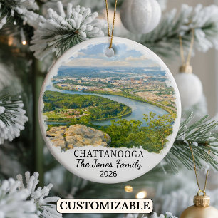 Cerámica Adorno personalizado de Chattanooga, Tennessee per