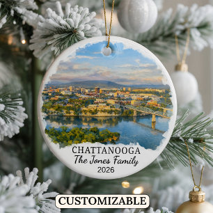 Cerámica Adorno personalizado de Chattanooga, Tennessee per