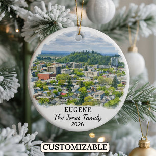 Cerámica Adorno Personalizado de Eugene, Oregon Personaliza