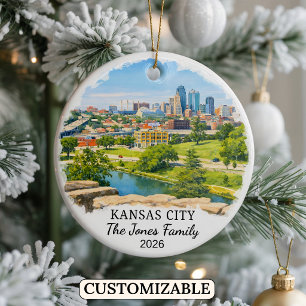 Cerámica Adorno Personalizado de Kansas City, Kansas Person