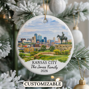 Cerámica Adorno Personalizado de Kansas City, Kansas Person