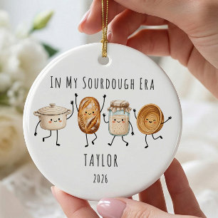 Cerámica Adorno Personalizado de la Era del Pan de Masa Mad