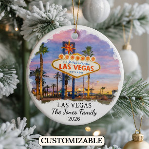 Cerámica Adorno Personalizado de Las Vegas, Nevada Personal