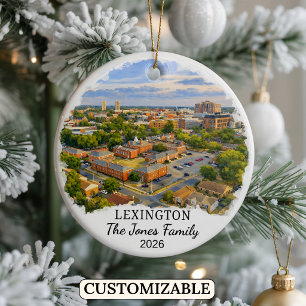 Cerámica Adorno Personalizado de Lexington, Kentucky Person