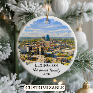 Cerámica Adorno Personalizado de Lexington, Kentucky Person
