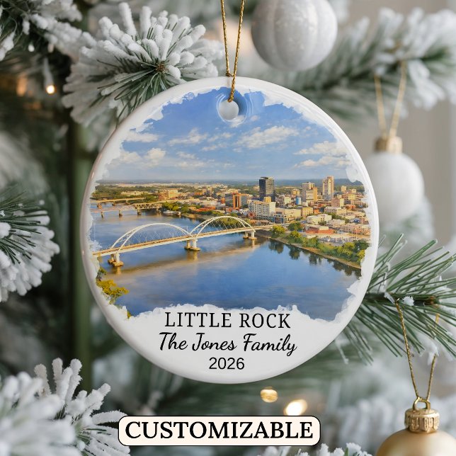 Cerámica Adorno personalizado de Little Rock, Arkansas pers (Subido por el creador)