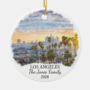 Cerámica Adorno Personalizado de Los Ángeles, California